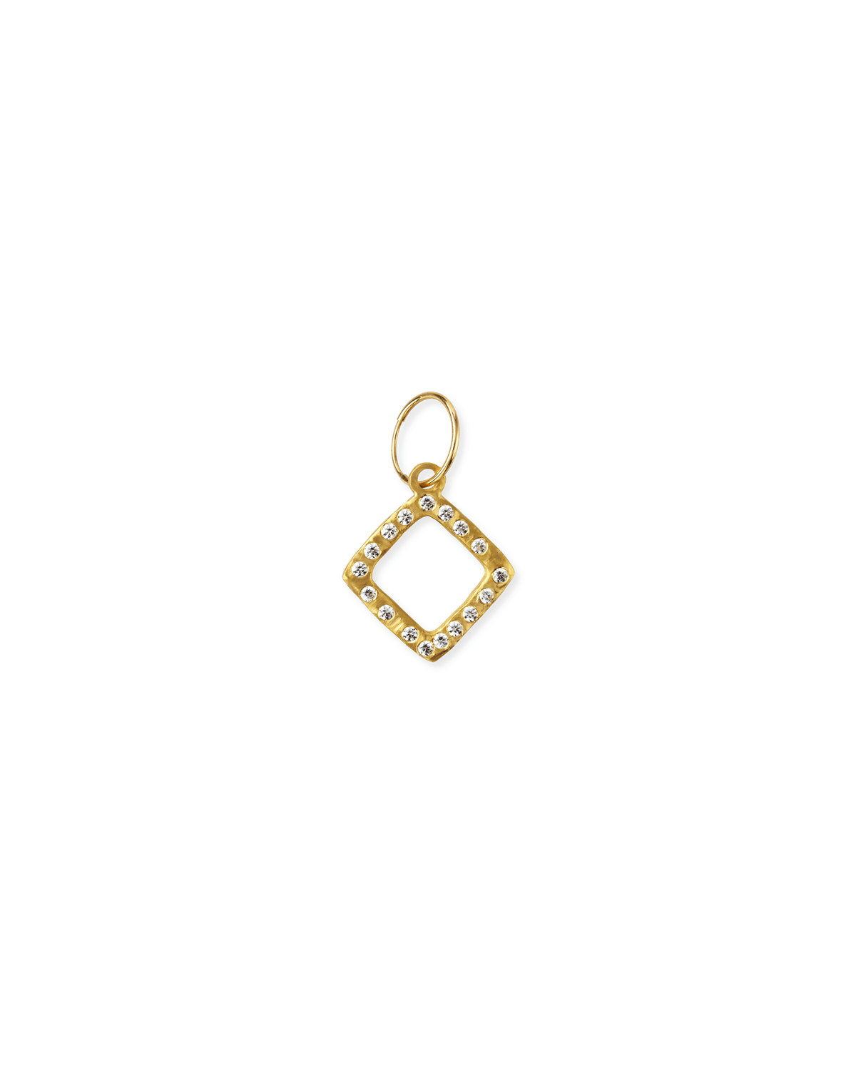 Lee Brevard 18k Diamond-compass Earring W/ Cubic Zirconia, Single