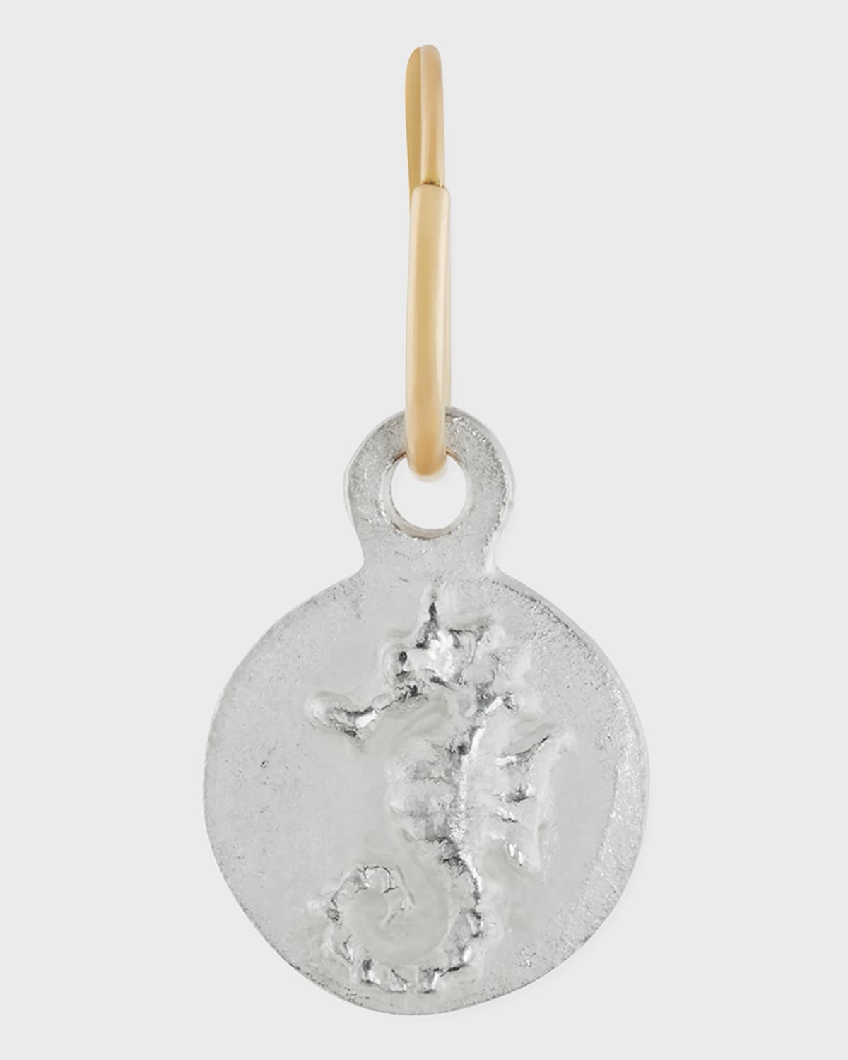 Lee Brevard Avalon Seahorse Coin Earring