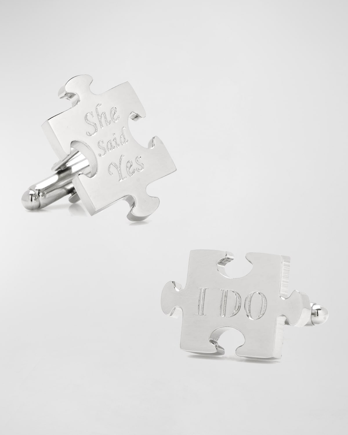 Wedding Puzzle Piece Cufflinks