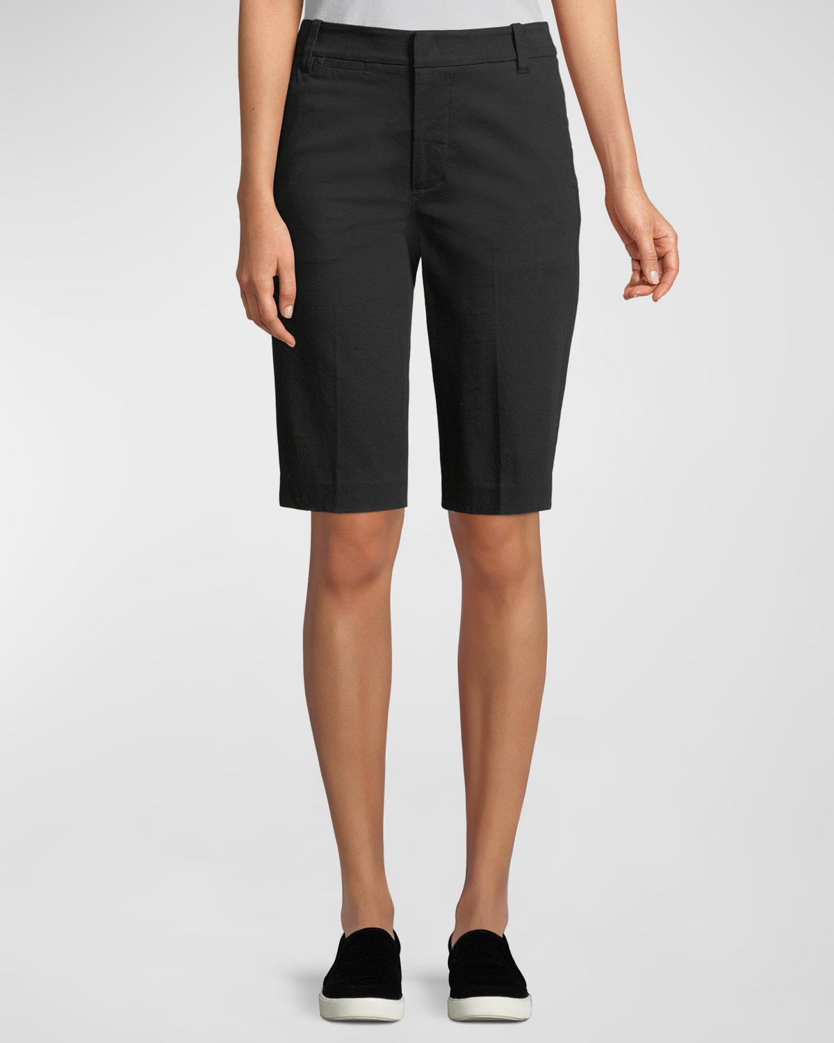 Shop Vince Coin-pocket Bermuda Shorts In Black