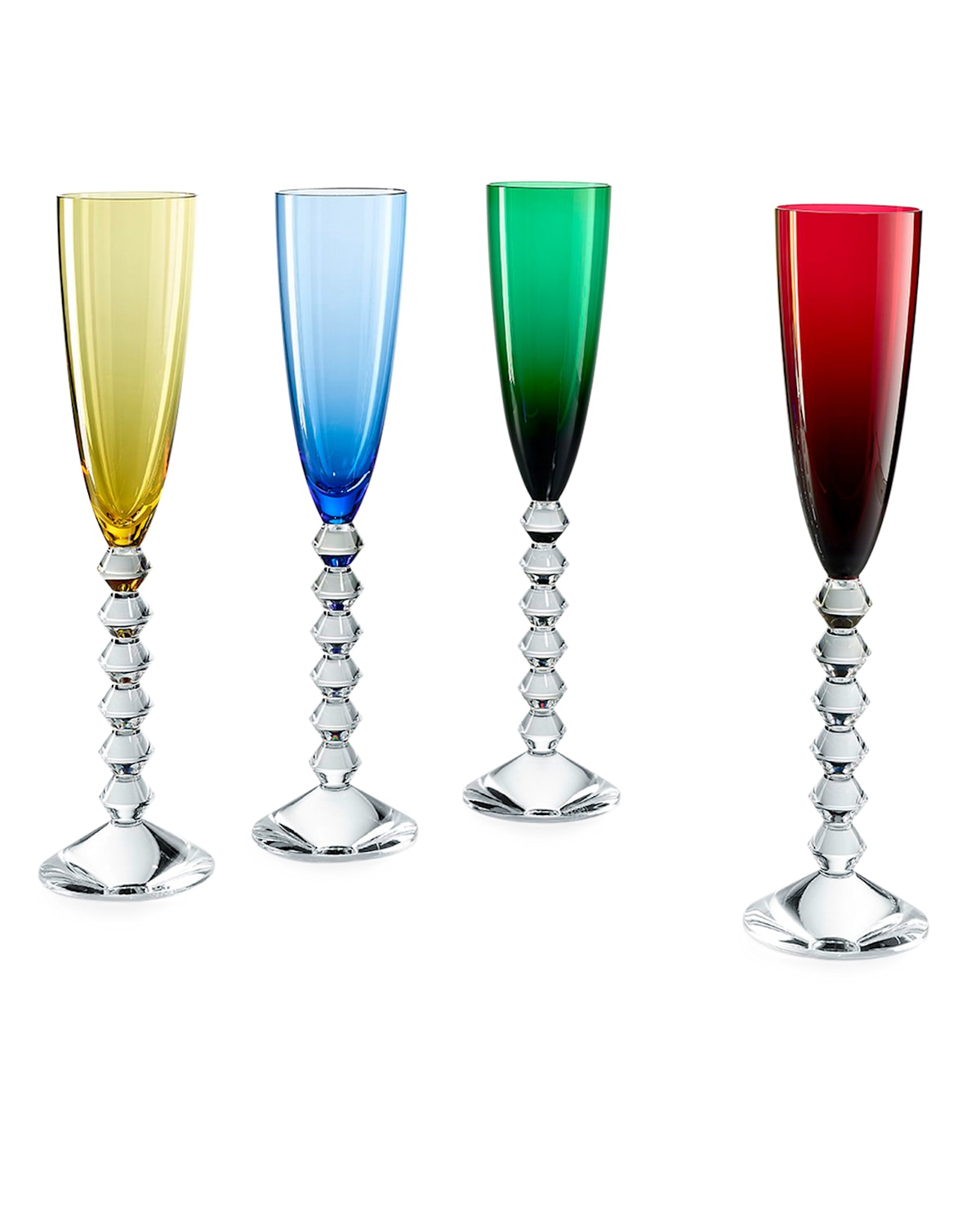 Shop Baccarat Vega Flutissmino Champagne Flutes, Set Of 4 In Multi