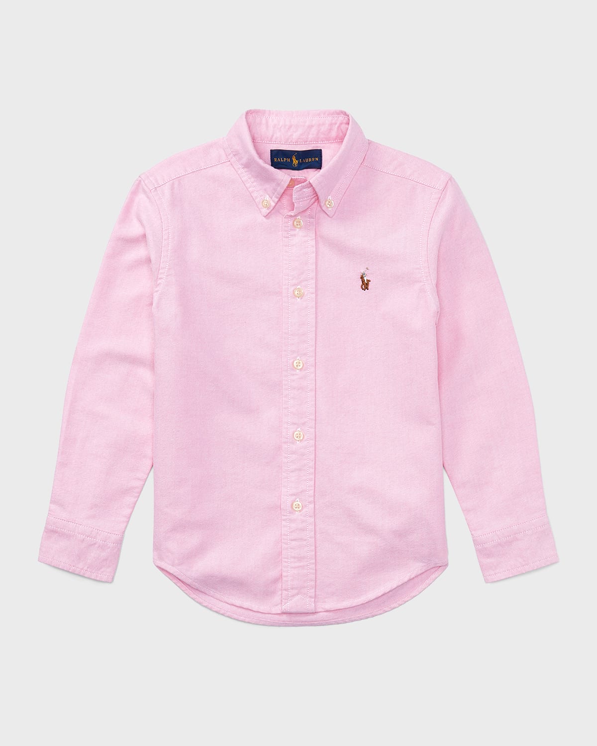 Polo Ralph Lauren Toddler And Little Boys Cotton Oxford Shirt In Pink