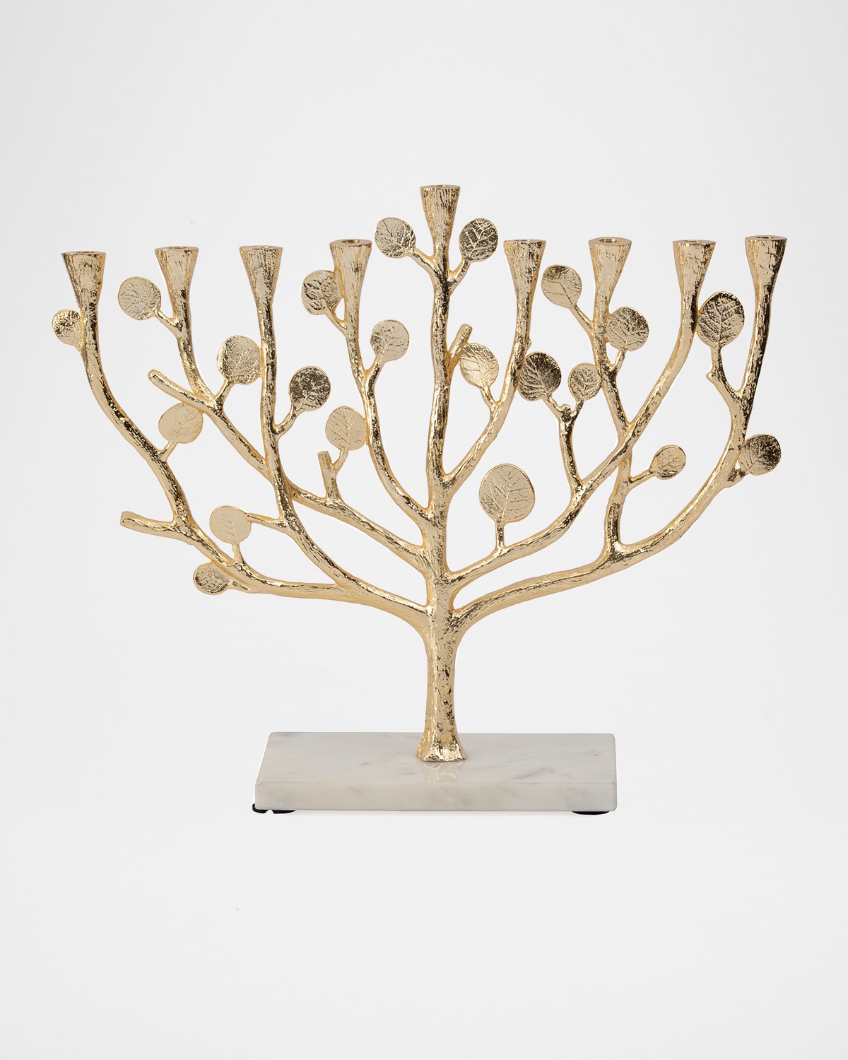 MICHAEL ARAM BOTANICAL LEAF GOLD MENORAH PROD220570033