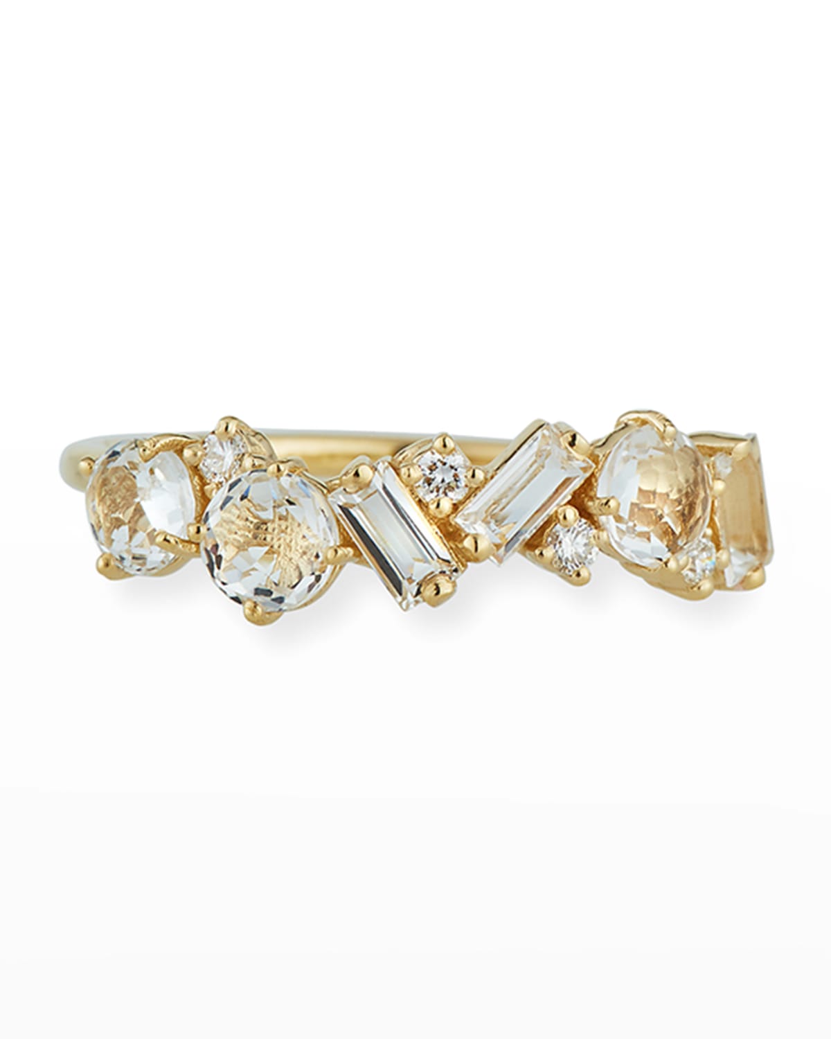 Bloom 14K Yellow Gold Amalfi Mix Ring, Size 4-8.5