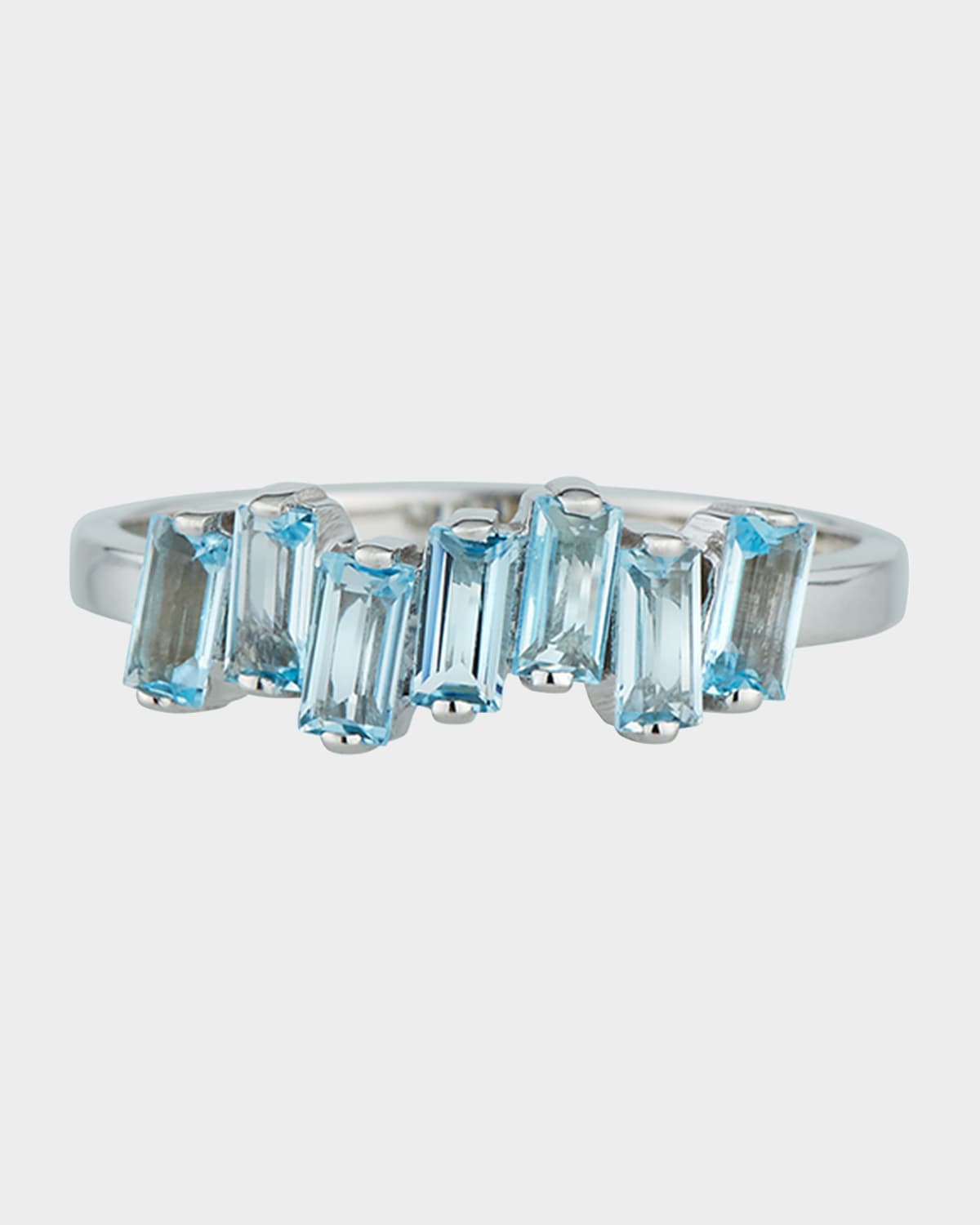 KALAN by Suzanne Kalan 14K White Gold Amalfi Wave Ring, Size 4-8.5