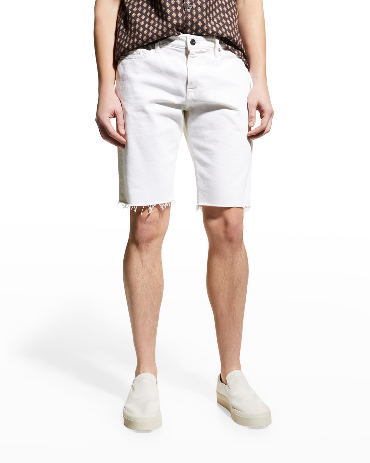 Men's L'Homme Cutoff Denim Shorts