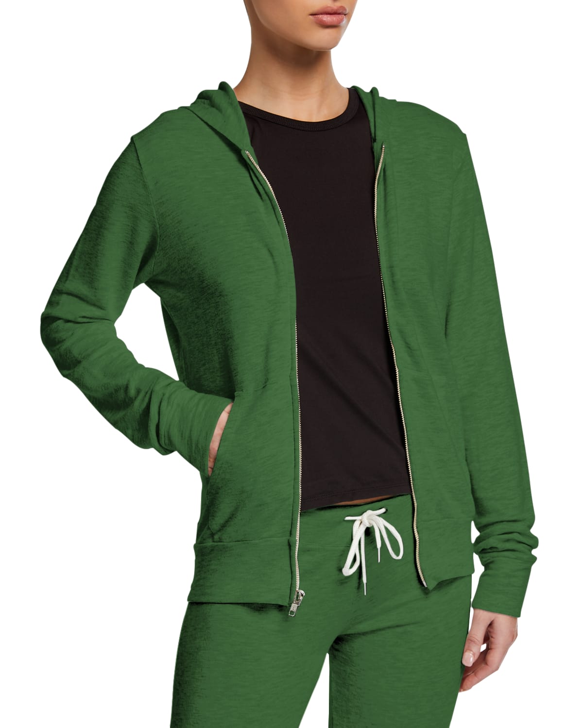 Monrow Supersoft Zip Front Hoodie Smart Closet