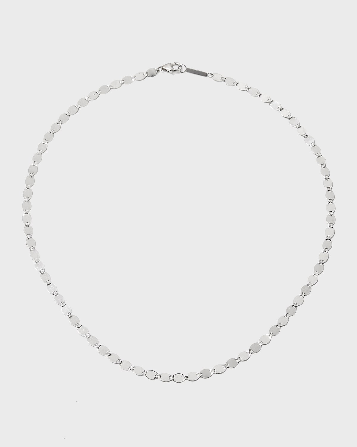 Shop Lana 14k Large Nude Chain Choker Necklace In White/gold