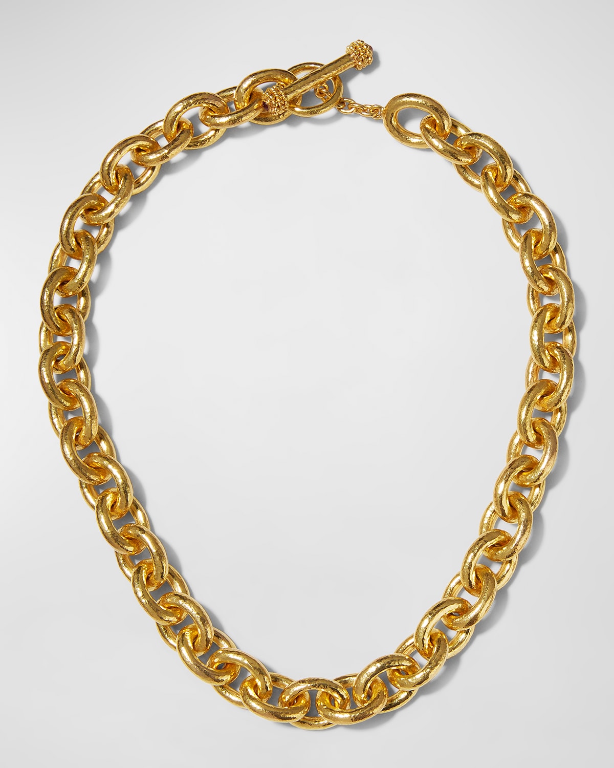 Elizabeth Locke Heavy Oval Link Necklace