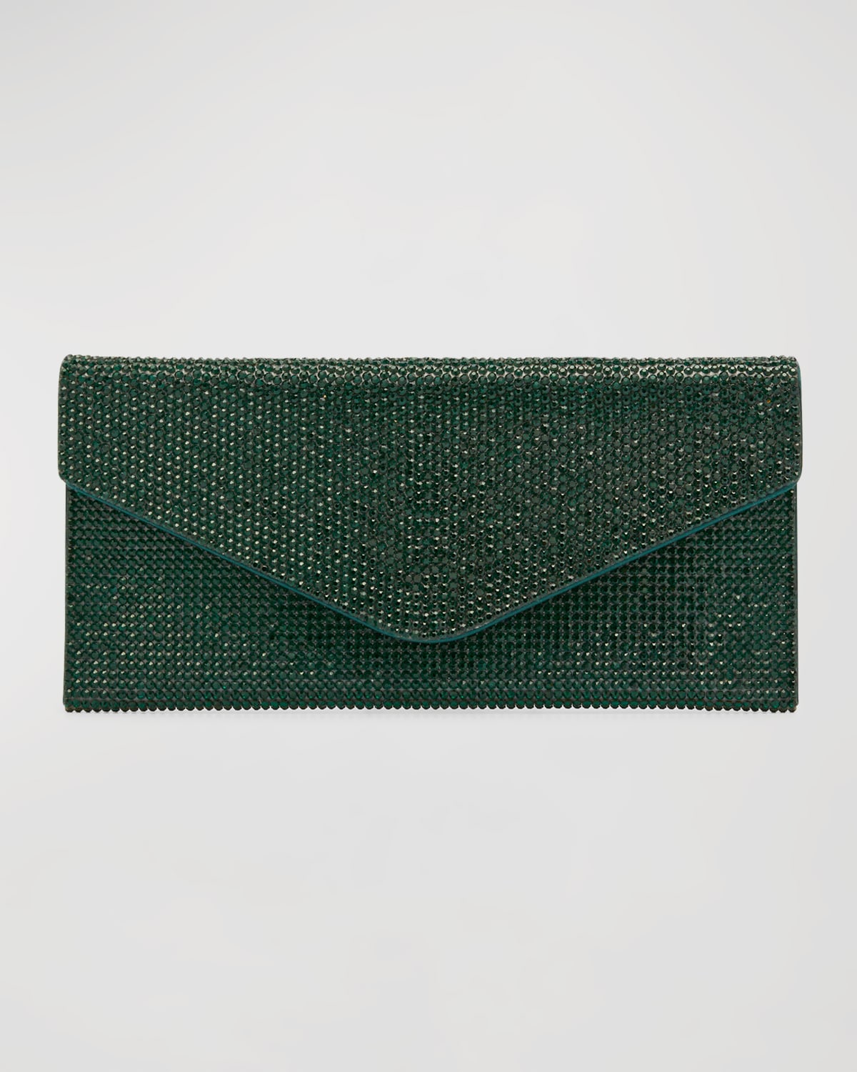 JUDITH LEIBER ENVELOPE BEADED CLUTCH BAG