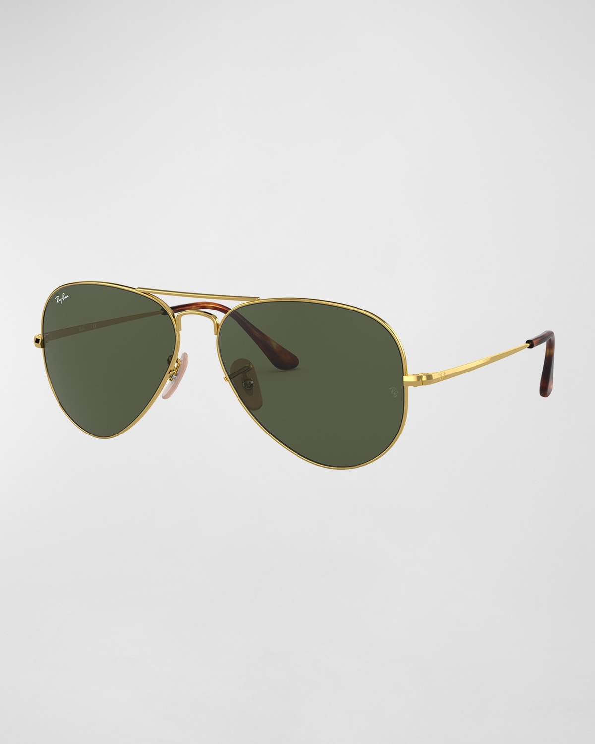 Ray Ban Men's Evolve Metal Aviator Sunglasses, 58mm In Green