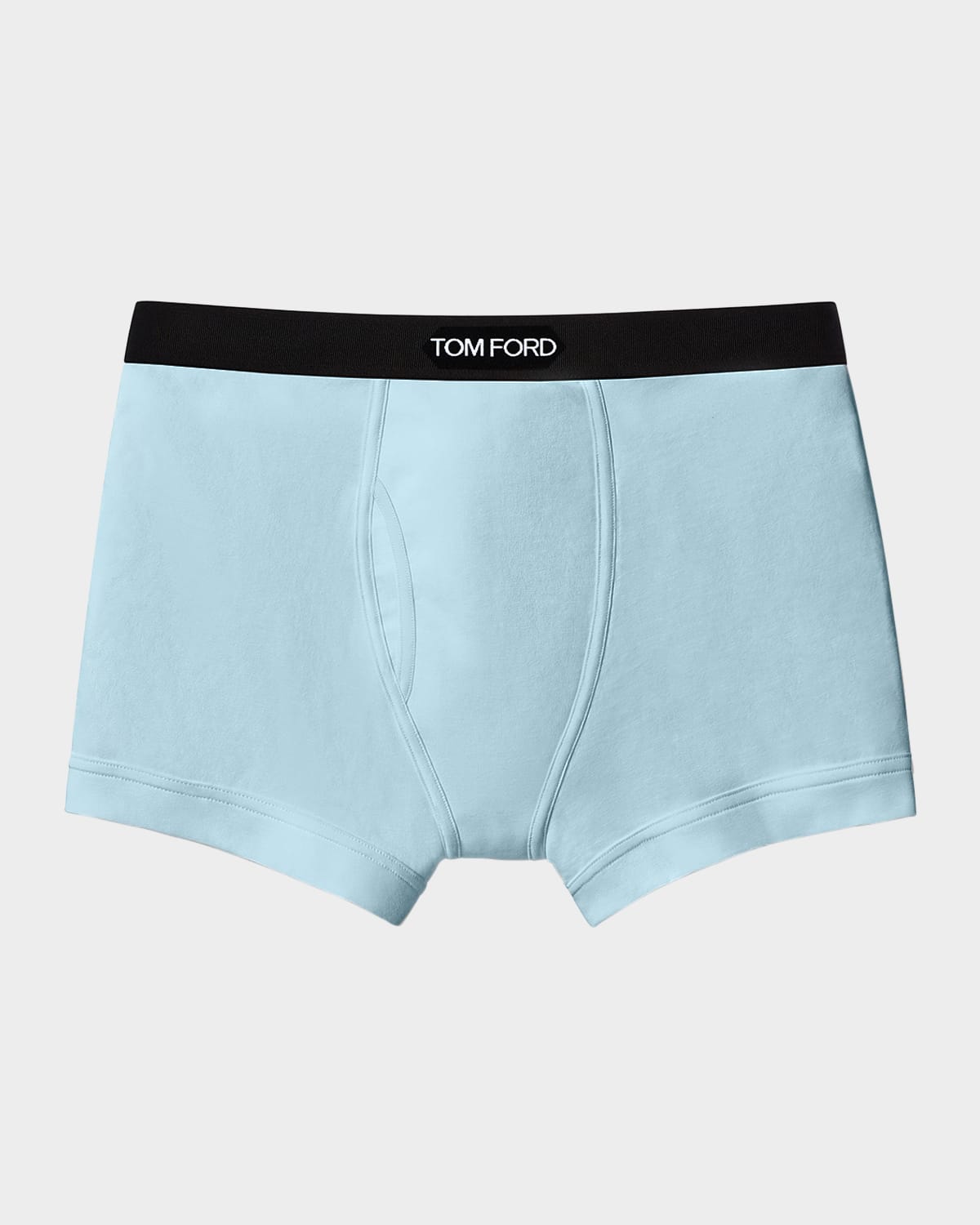 Tom Ford Cotton Stretch Jersey Boxer Briefs In Arctic Blue