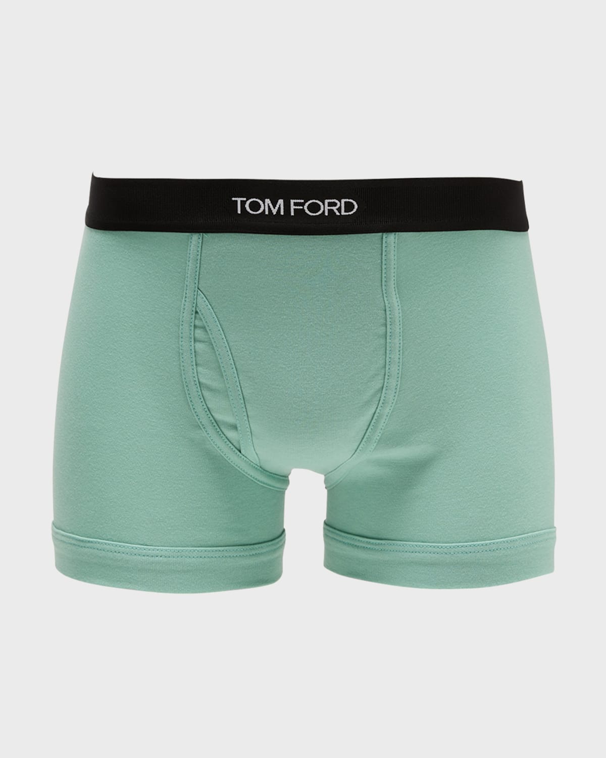 Shop Tom Ford Logo-trim Boxer Briefs In Pale Mint