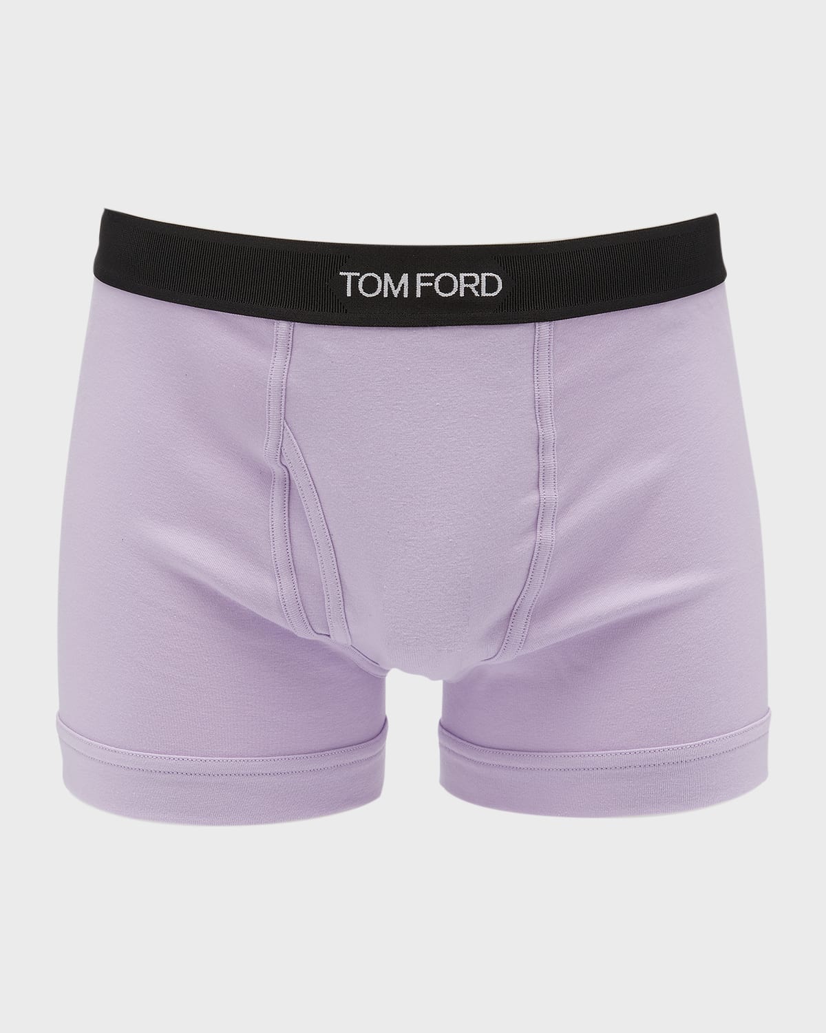 Shop Tom Ford Logo-trim Boxer Briefs In Lilac