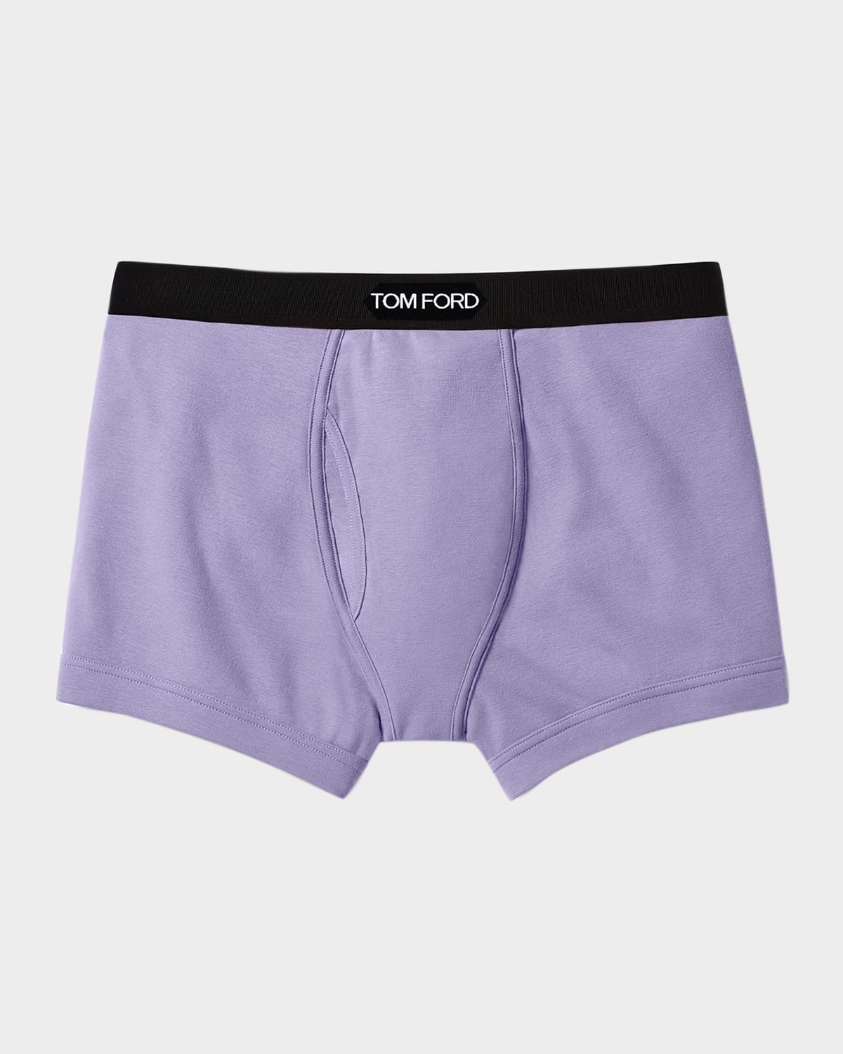 Shop Tom Ford Logo-trim Boxer Briefs In Lilac