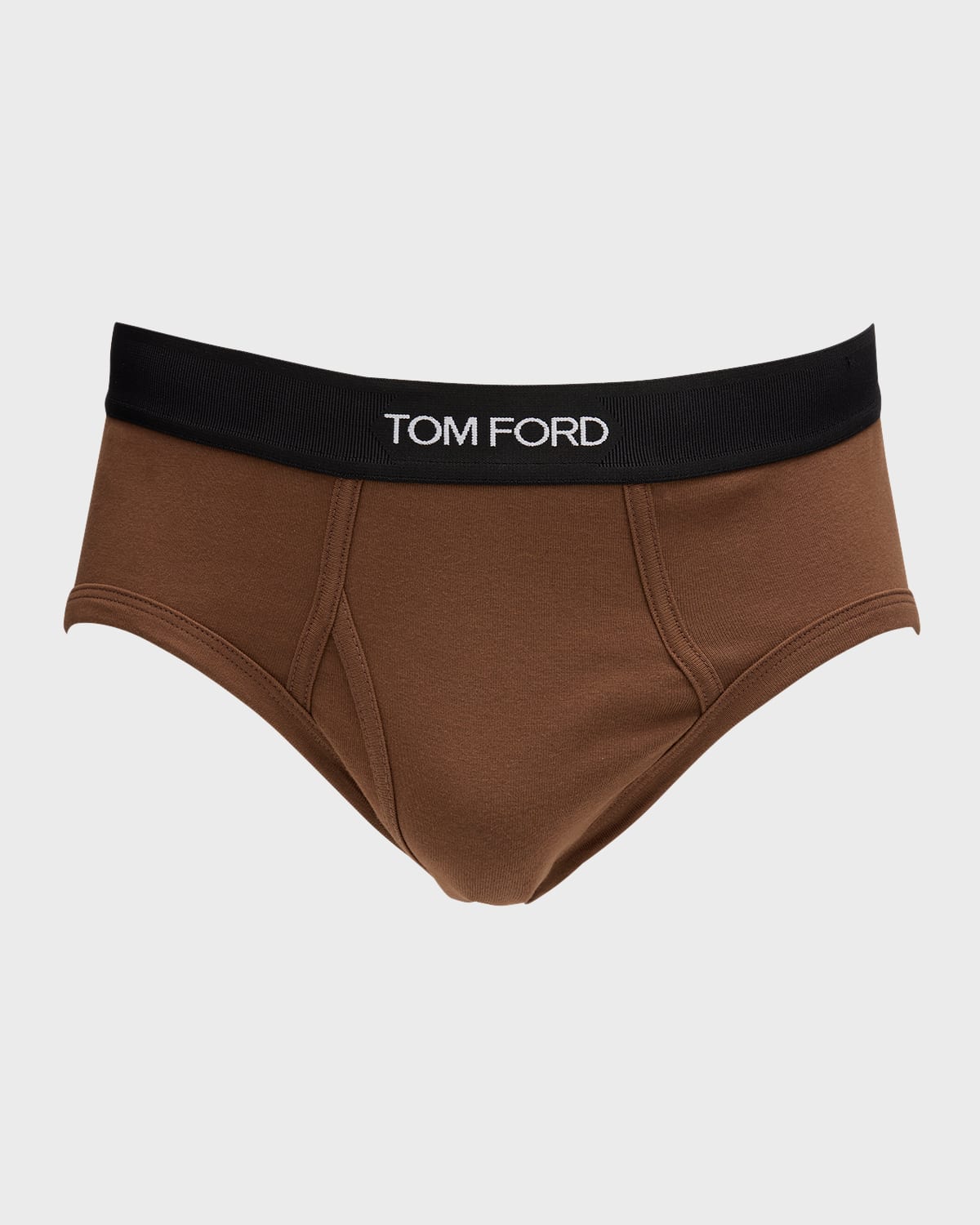 Tom Ford Men's Jacquard Logo Cotton Briefs In 216 Nude 7
