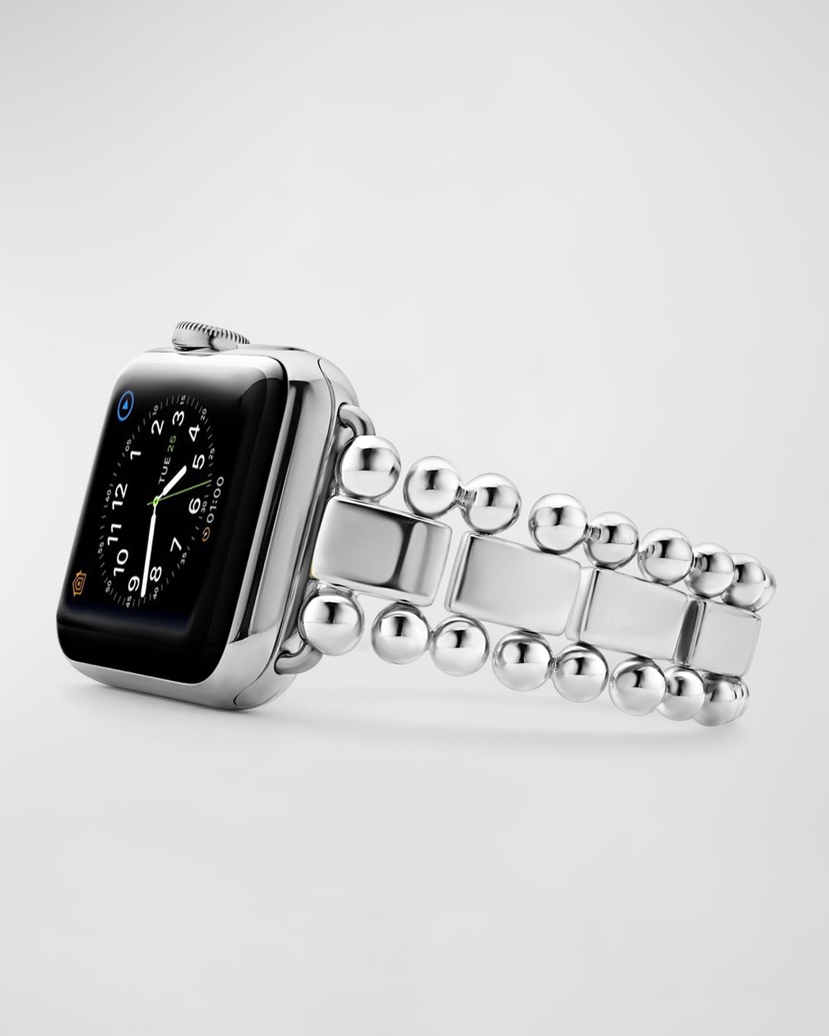 Smart Caviar Sterling Silver 38mm Apple Watch Bracelet
