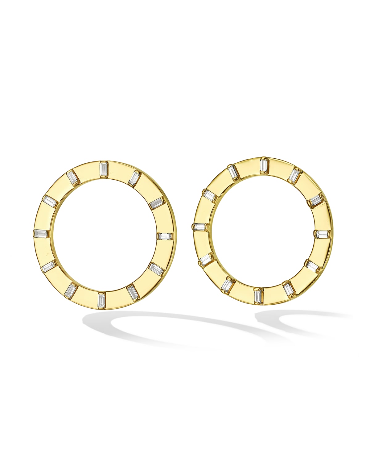18k Diamond Sole Unity Stud Earrings