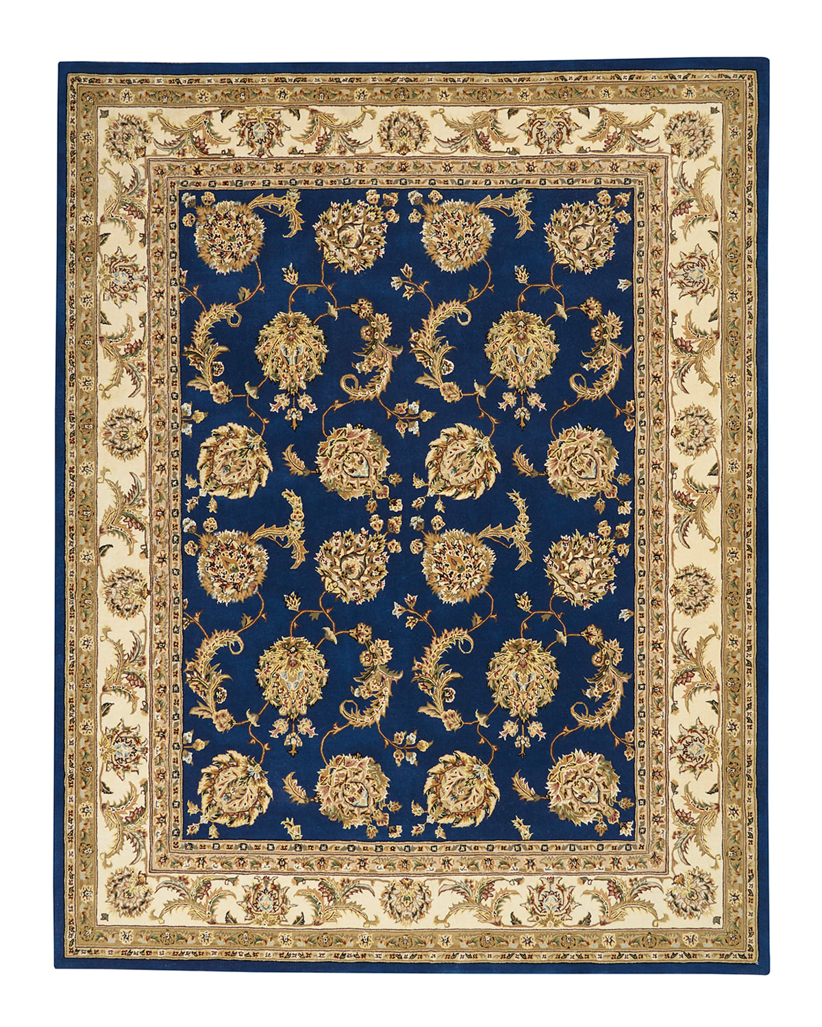 Nourcouture Brie Hand-tufted Rug, 4' X 6' In Navy