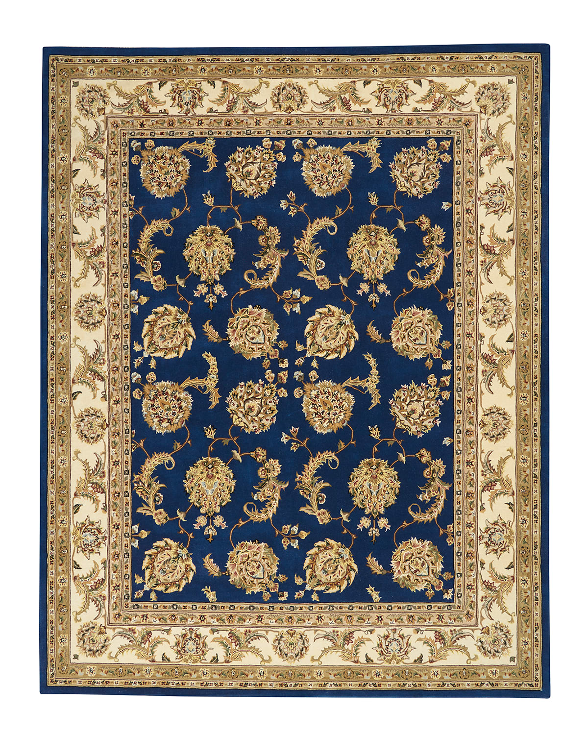 Nourcouture Brie Hand-tufted Rug, 7' X 12' In Navy