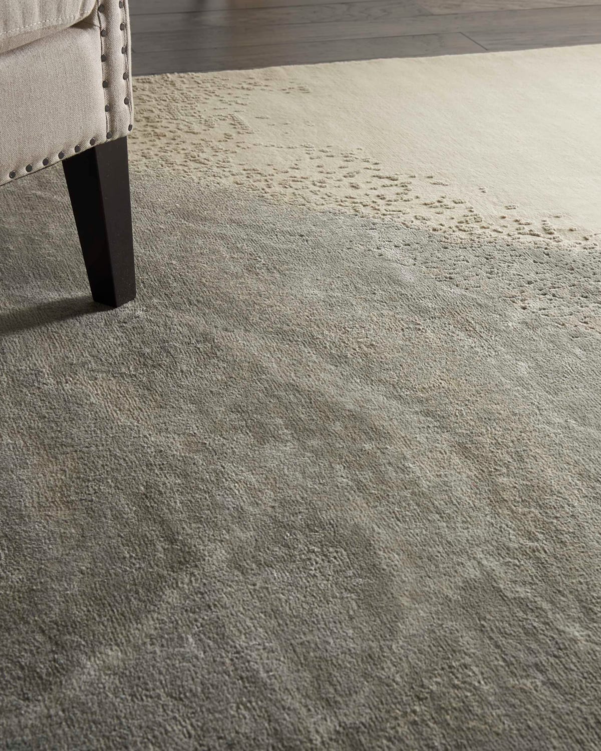 Christopher Guy Printemps Hand-knotted Rug, 9' X 12' In Gray