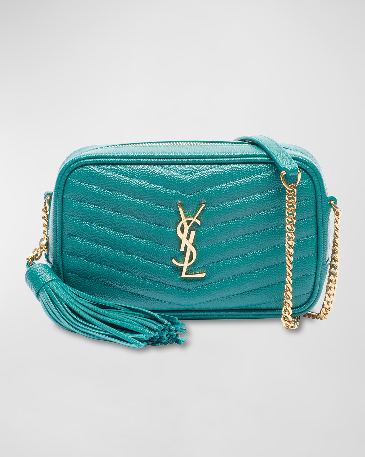 Saint Laurent Lou Mini YSL Quilted Camera Crossbody Bag