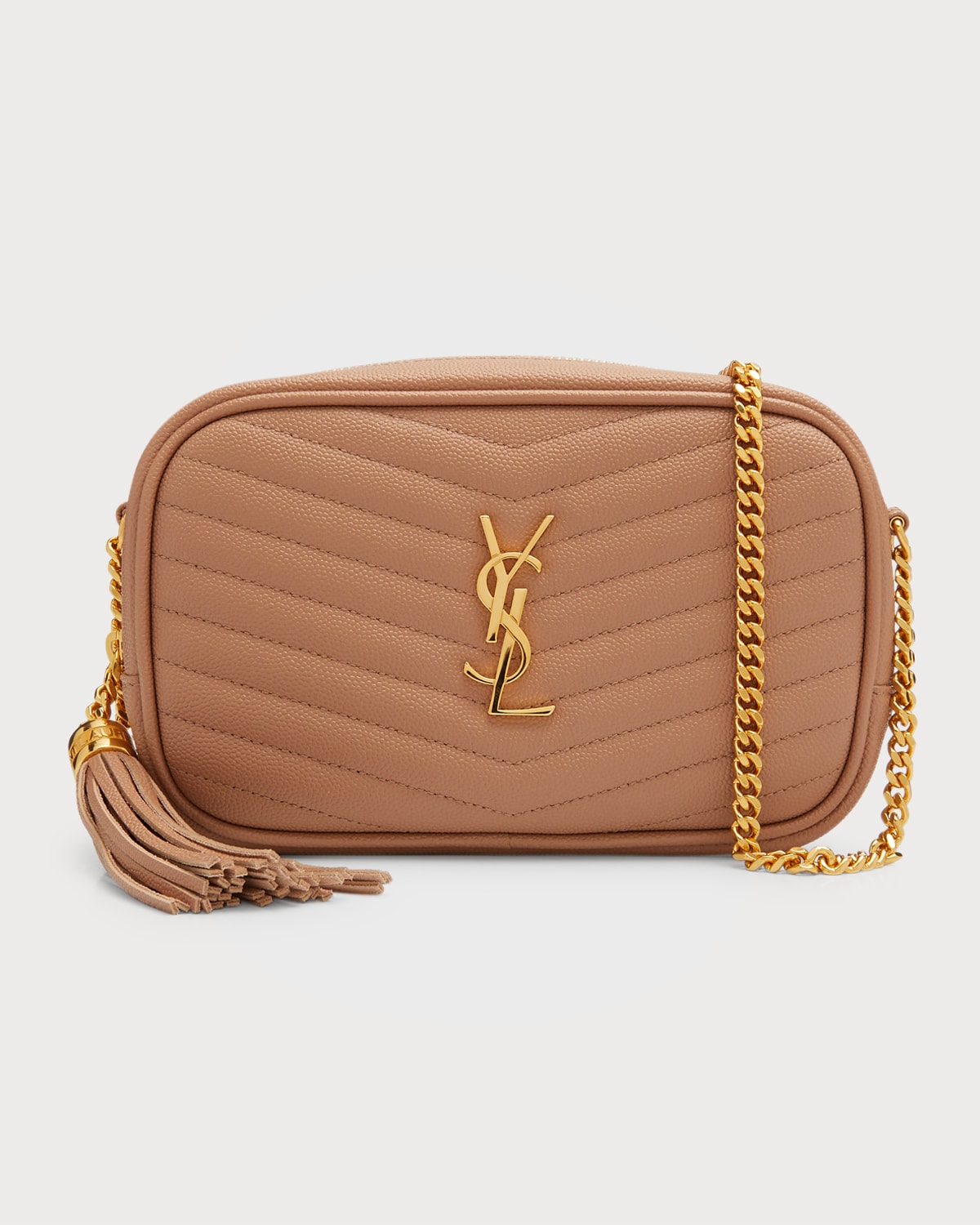 Saint Laurent Nude Grain De Poudre Small Kate Bag - Shop YSL Handbags