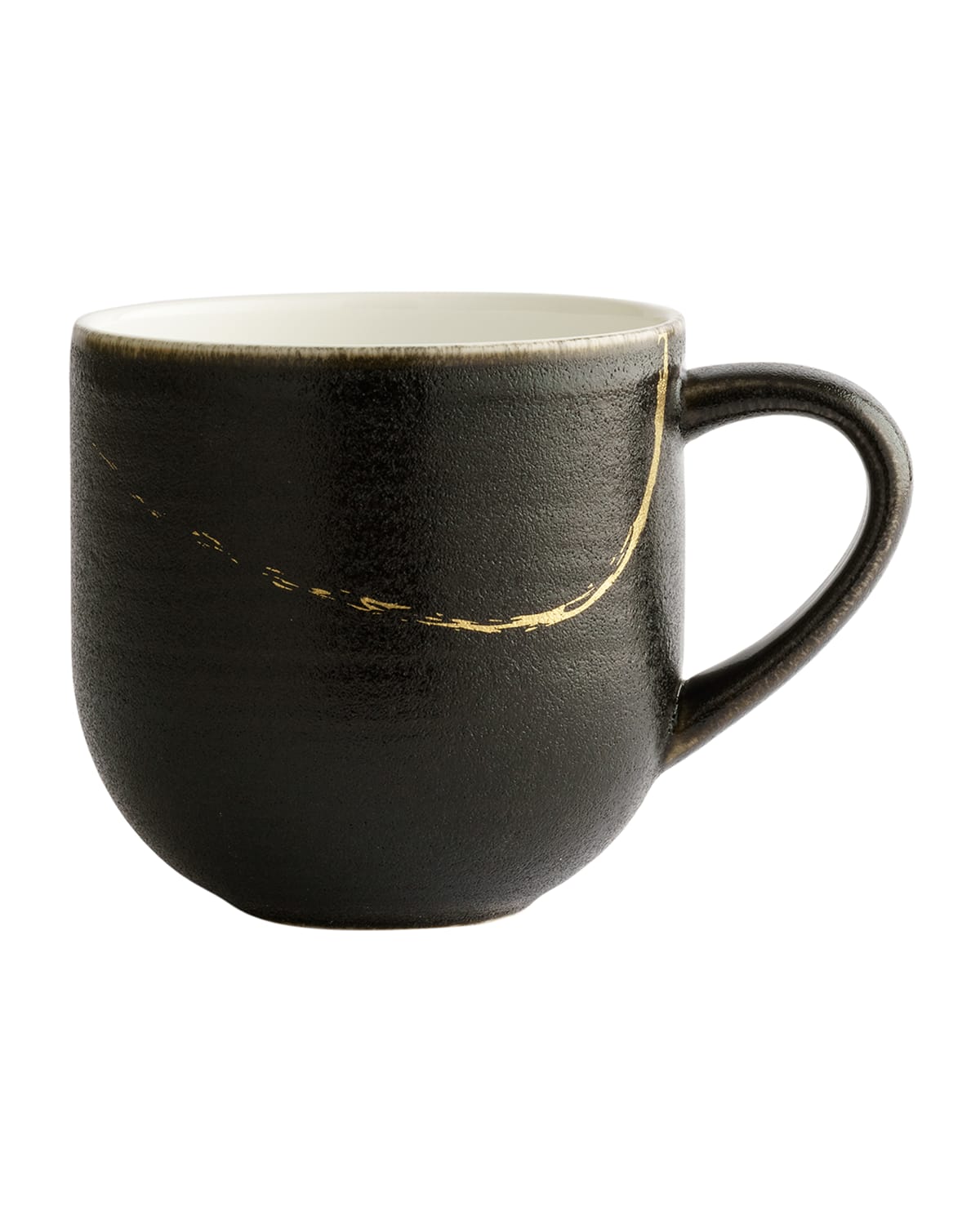 Royal Crown Derby Art Glaze Mug In Charcoal