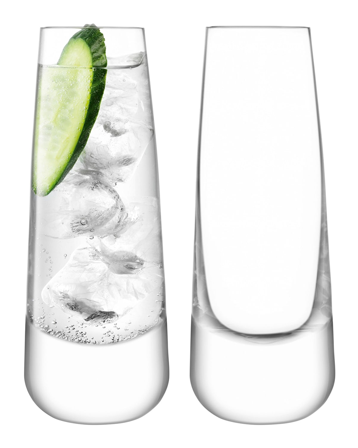 Shop Lsa Bar Culture Long Drink Glasses, Set Of 2 In Clear
