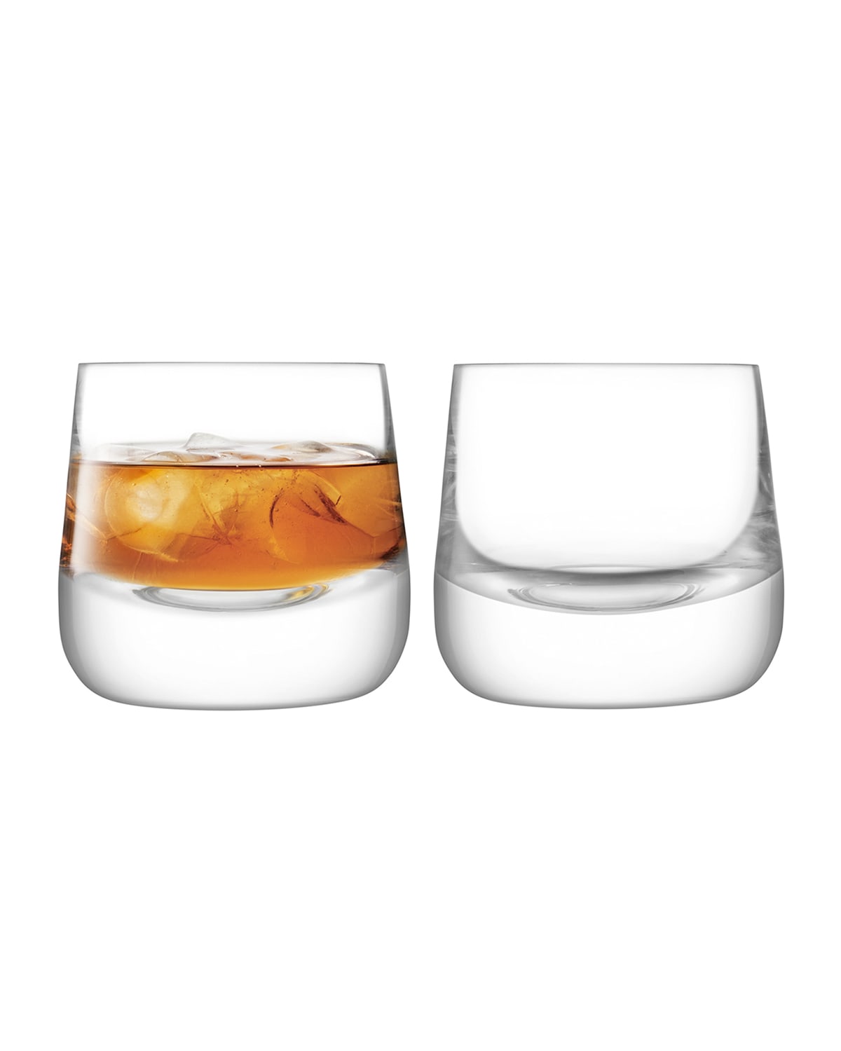 Shop Lsa Bar Culture Whiskey Glasses, Set Of 2 In Clear