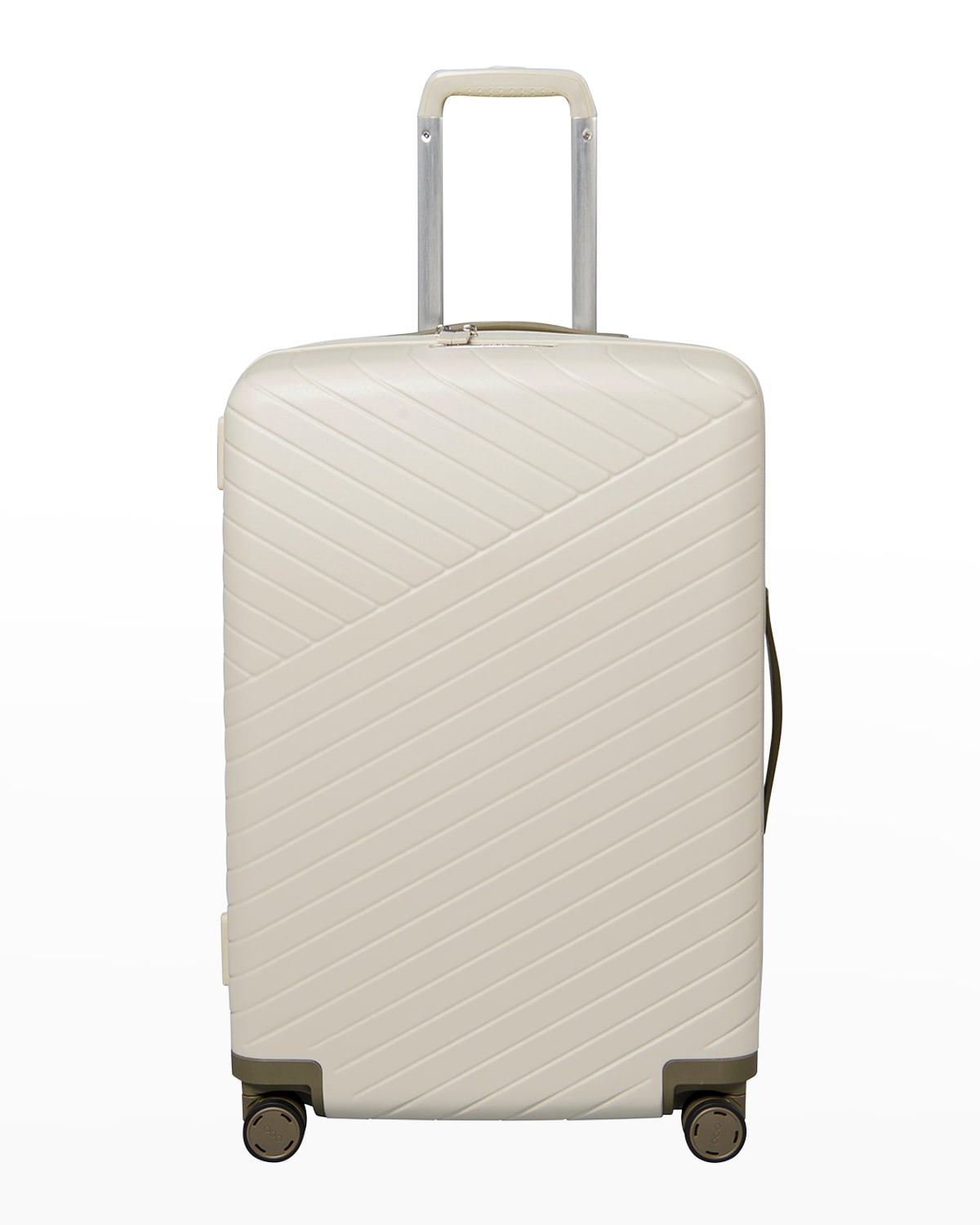 Ooo Traveling Expandable 26" Medium Spinner Luggage In Vanilla