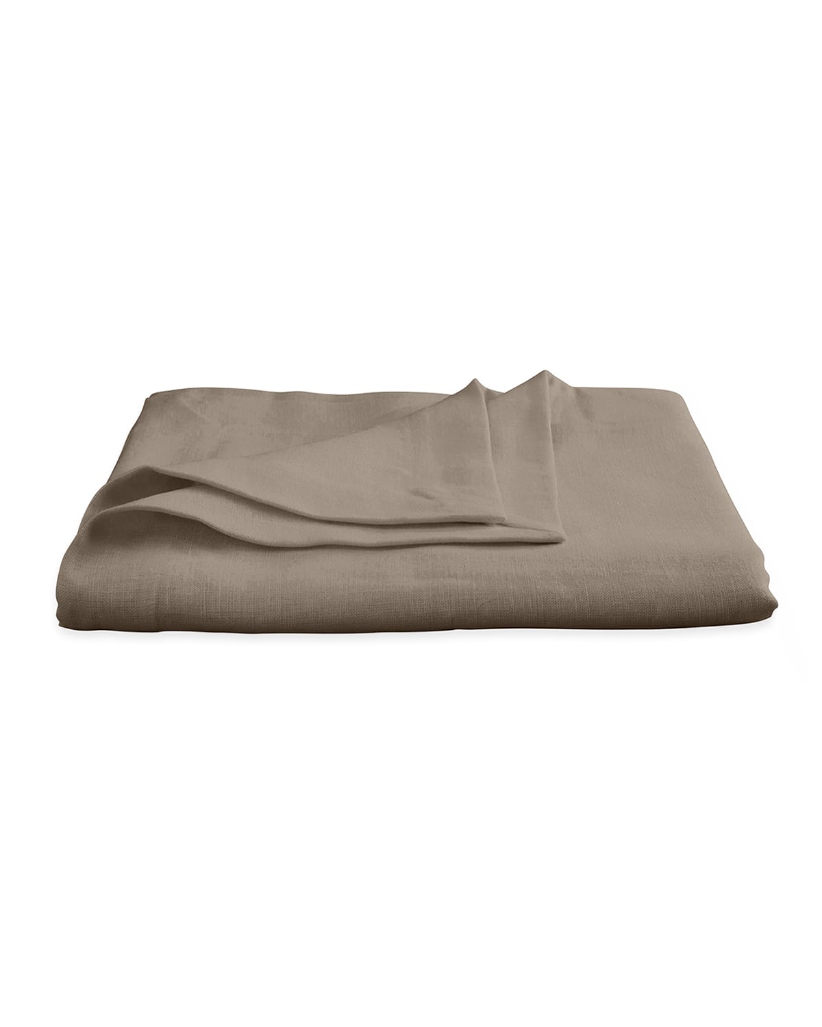 Matouk Chamant Tablecloth, 70 Round In Stone
