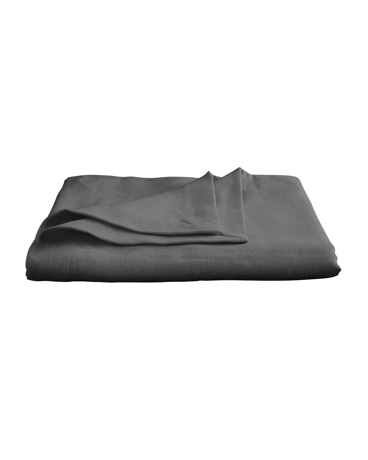 Shop Matouk Chamant Tablecloth, 90"dia. In Charcoal