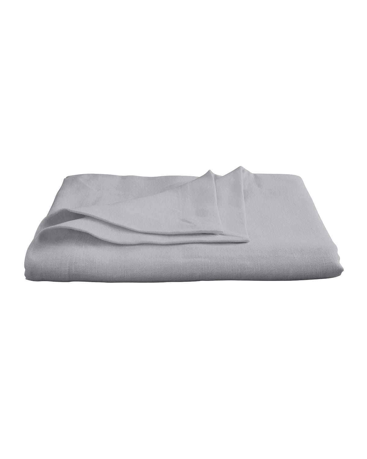 Matouk Chamant Tablecloth, 90"dia. In Silver