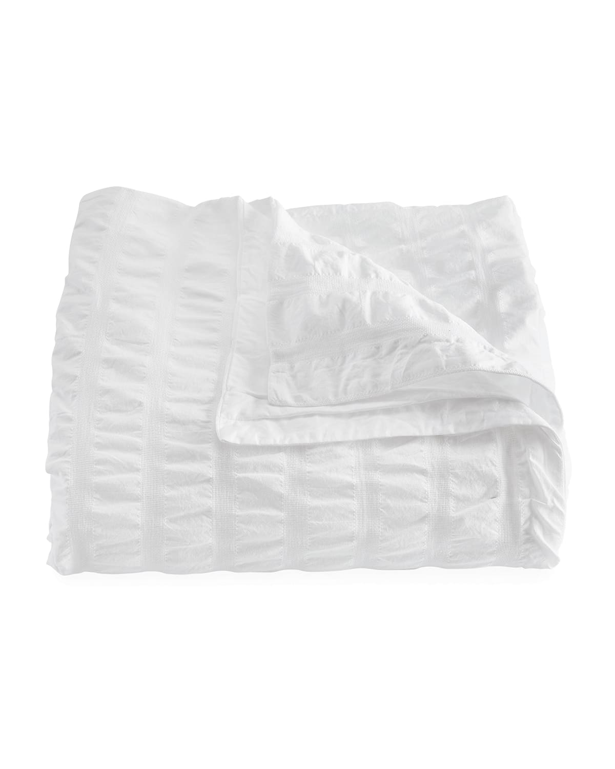 Matouk Panama Duvet Cover, Twin In White