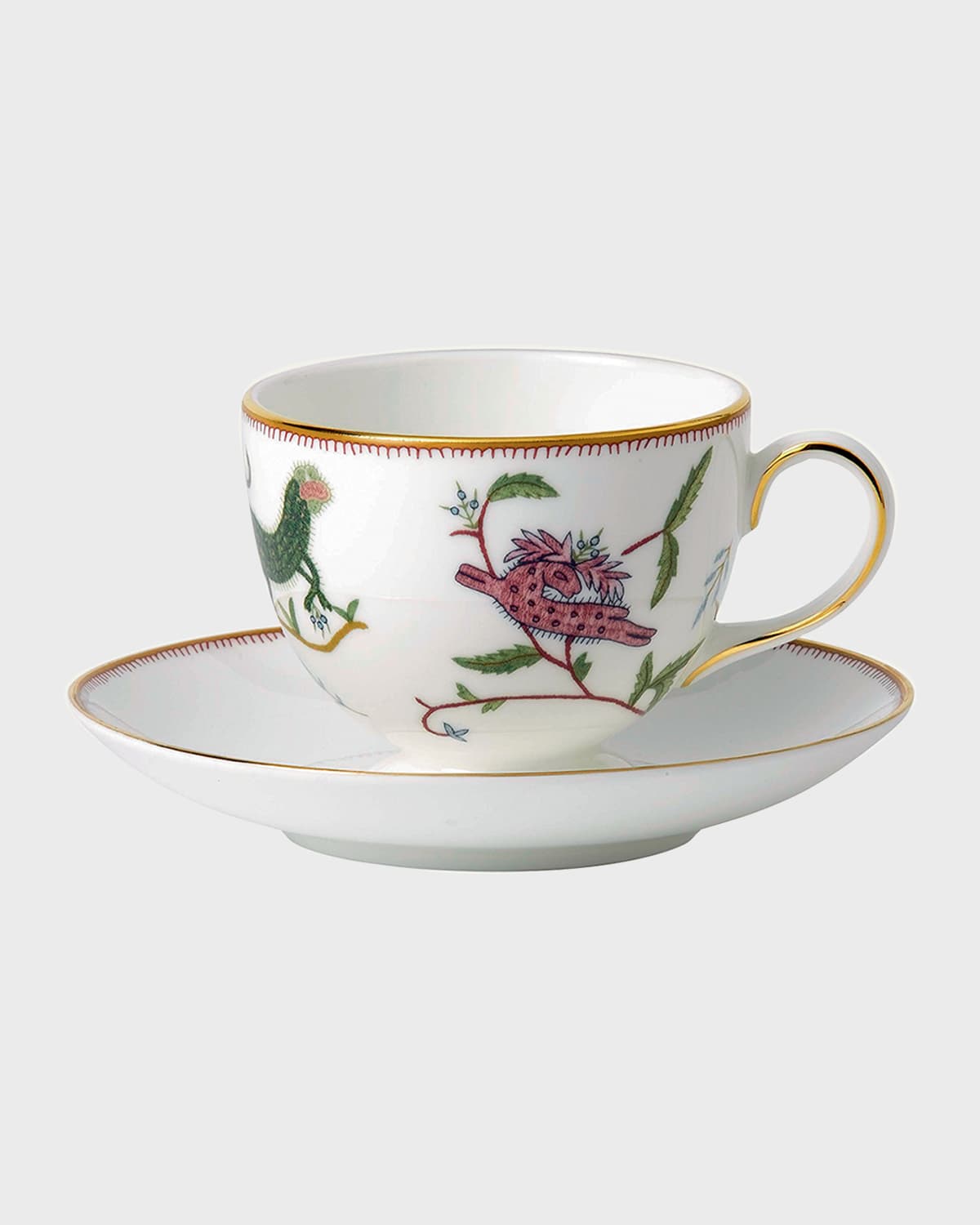 Wedgwood Mythical Creatures Teacup & Saucer Set In Multi