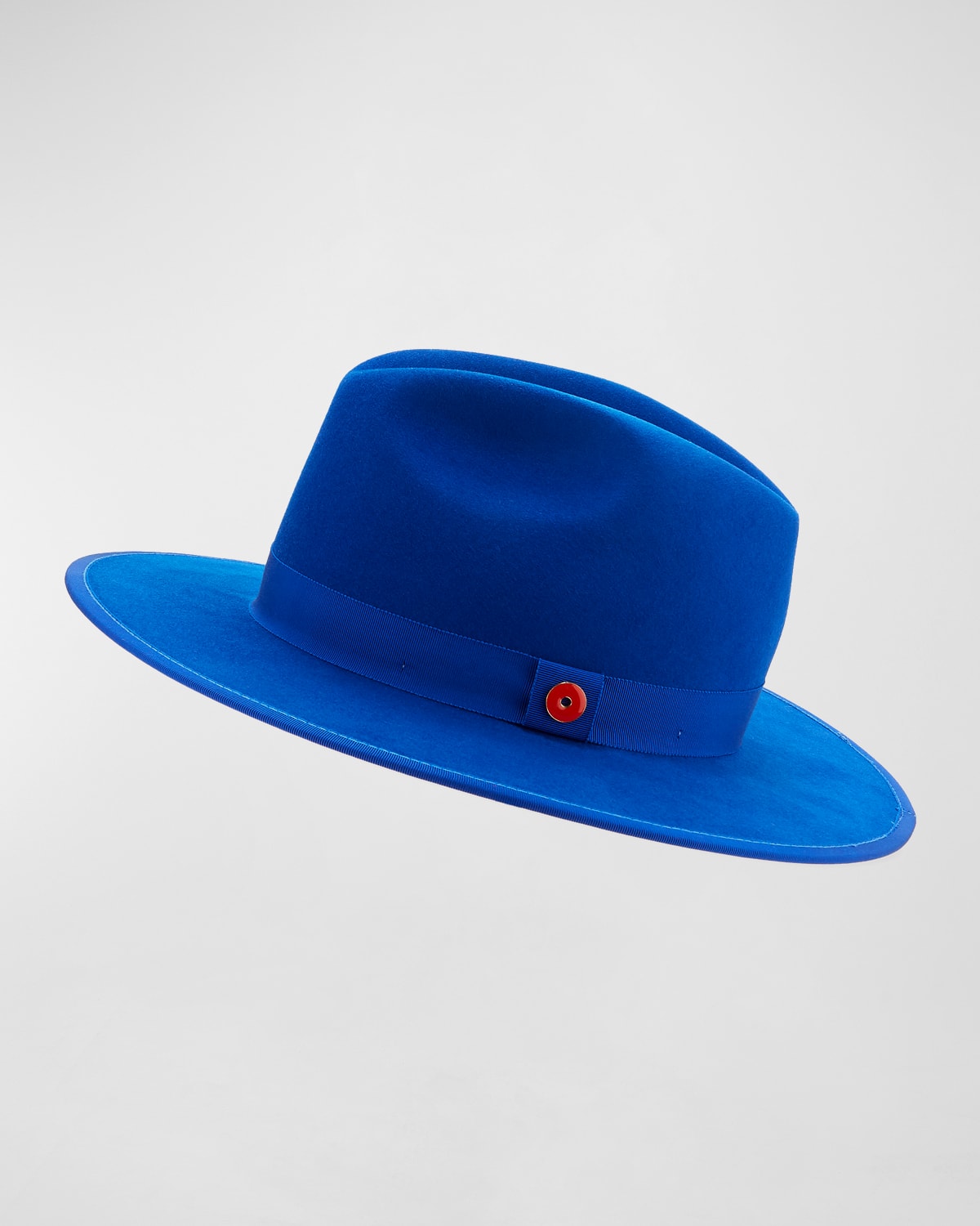 Queen Red-Brim Wool Fedora Hat