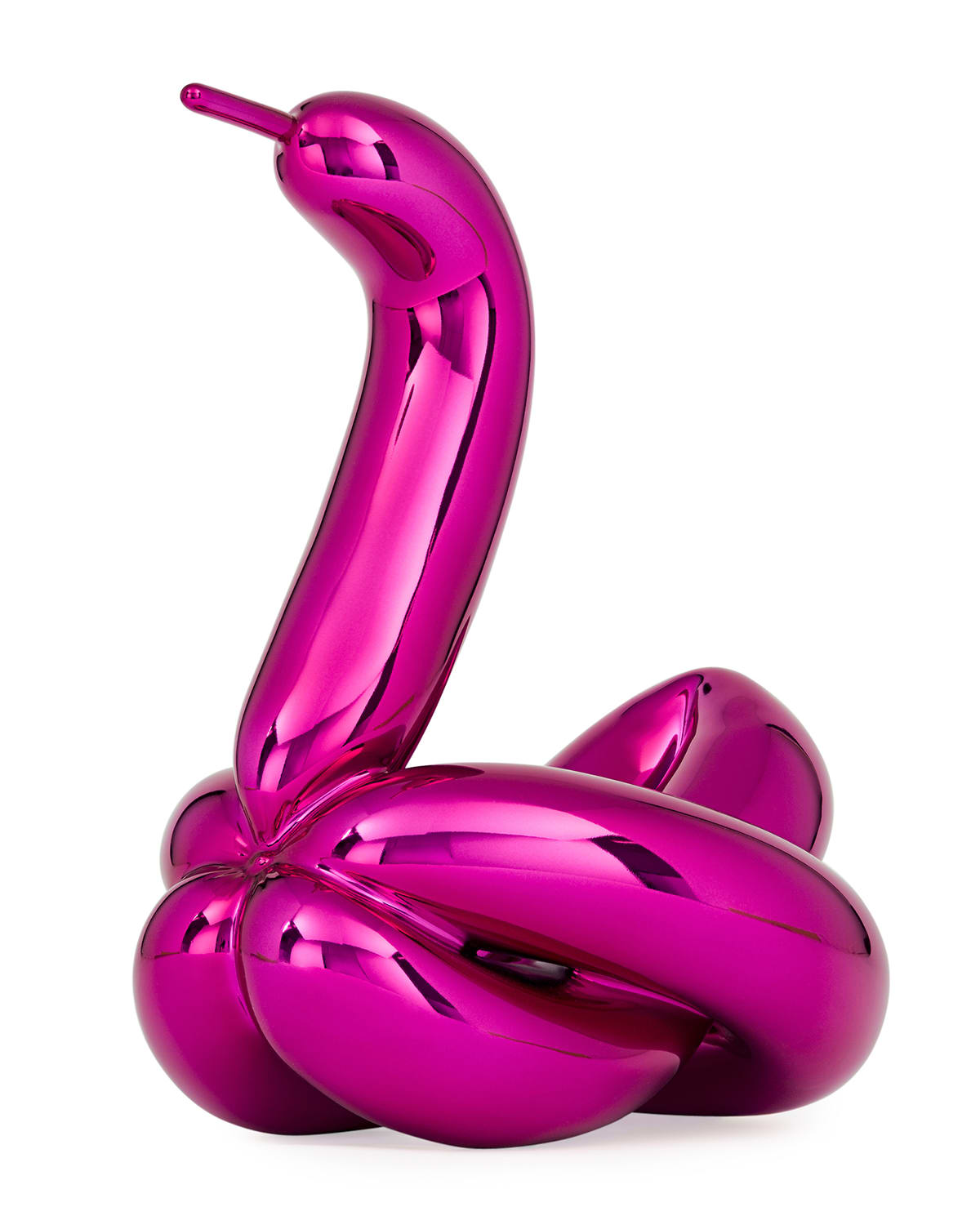Shop Jeff Koons X Bernardaud Balloon Swan (magenta)
