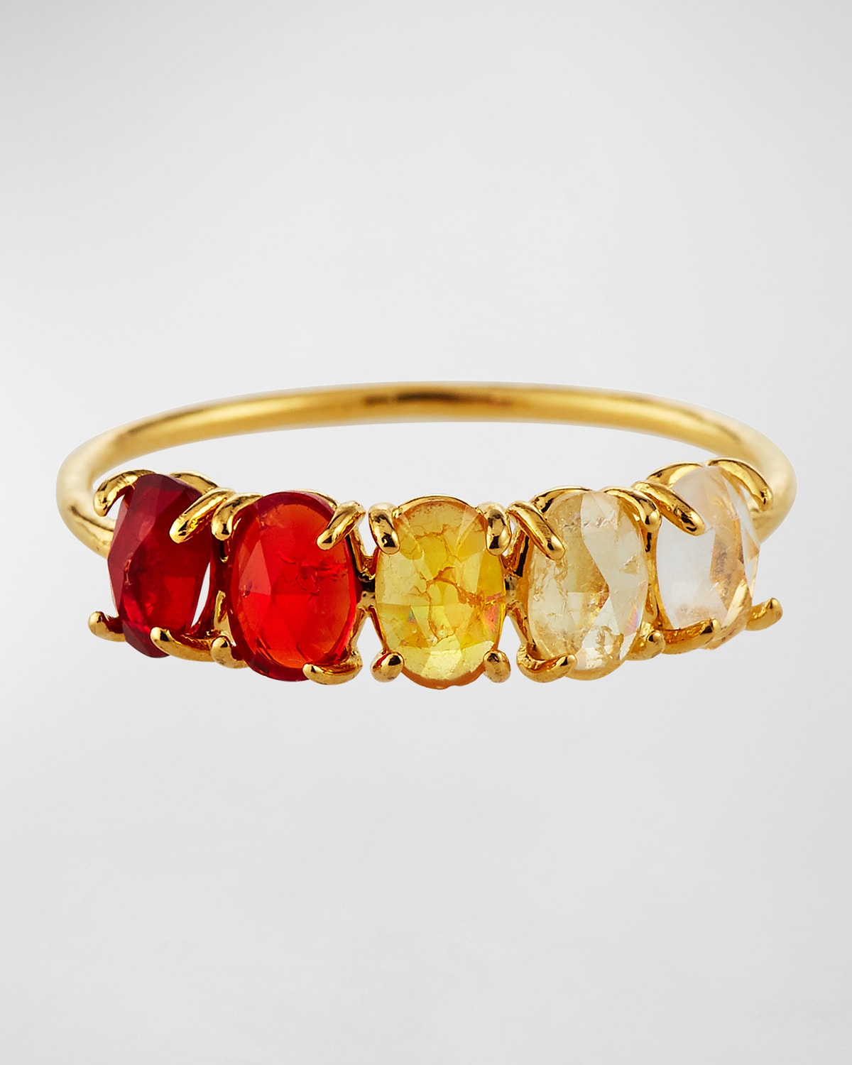 Tai birthstone ring top