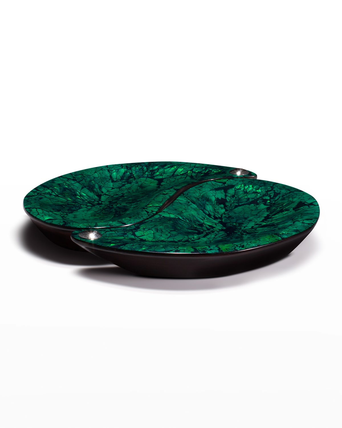 Shop Ladorada Yin-yang Platter Set, Green