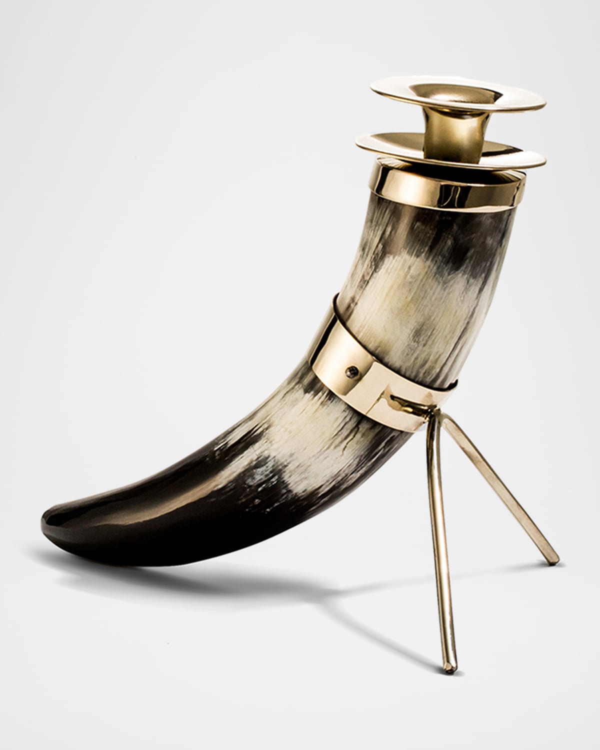 Ladorada Solitaire Horn Candleholder