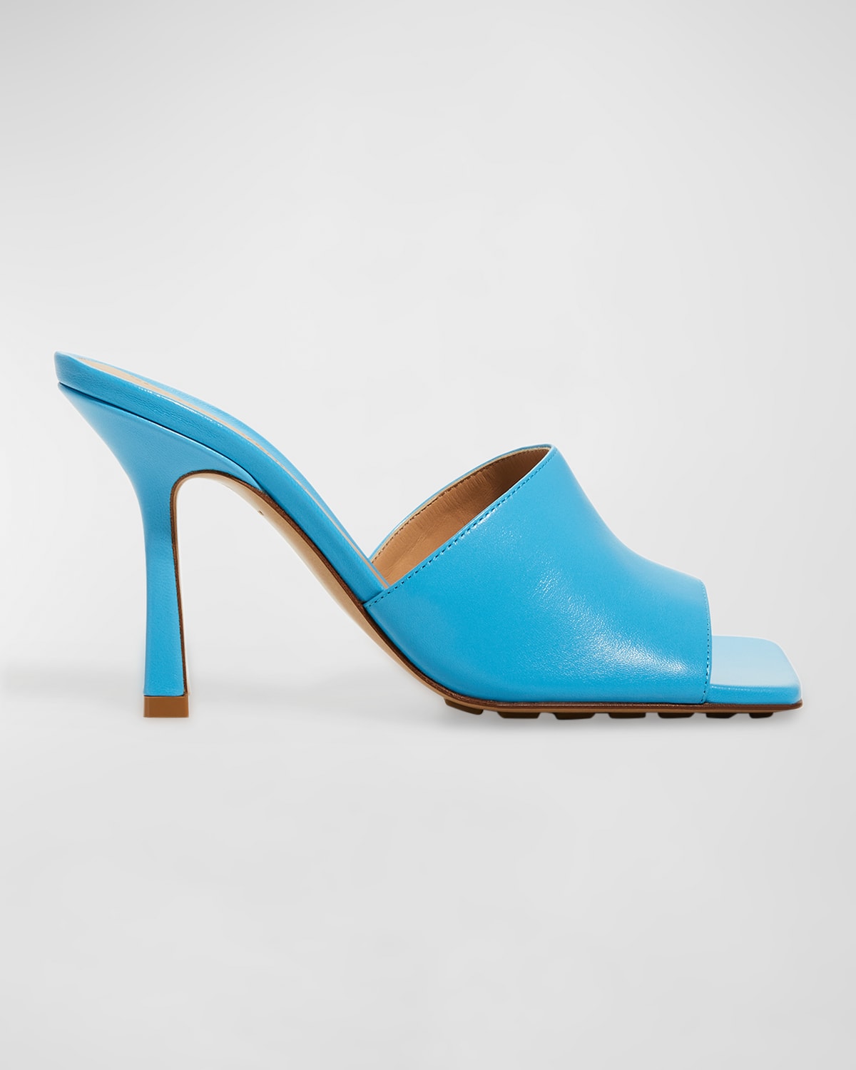 Bottega Veneta Stretch Sandals In Sky Blue