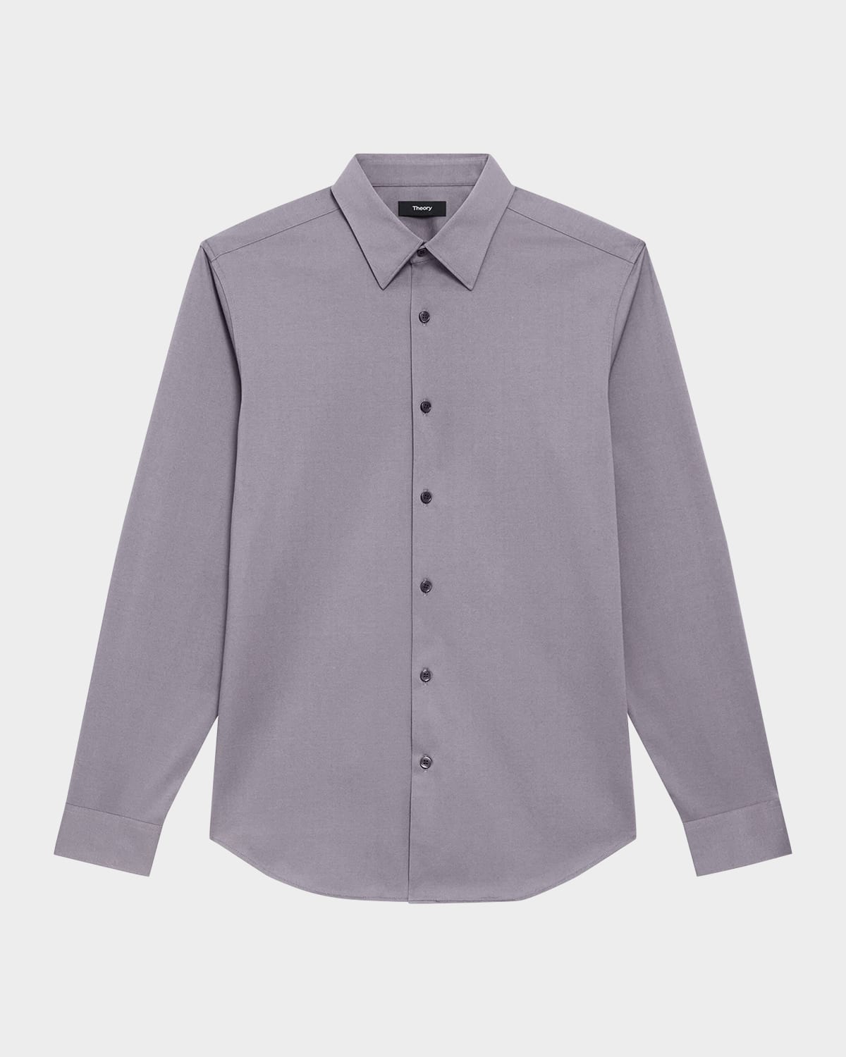 Theory Sylvain Nd Structure Knit Button-up Shirt