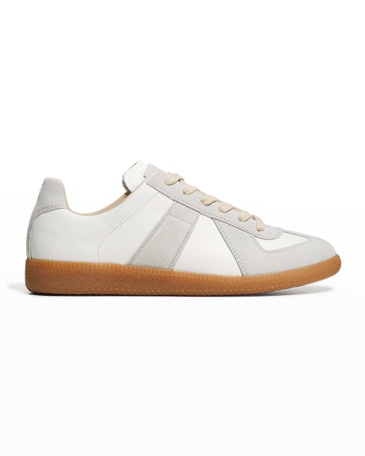 Maison Margiela Replica Suede & Leather Sneakers | Smart Closet