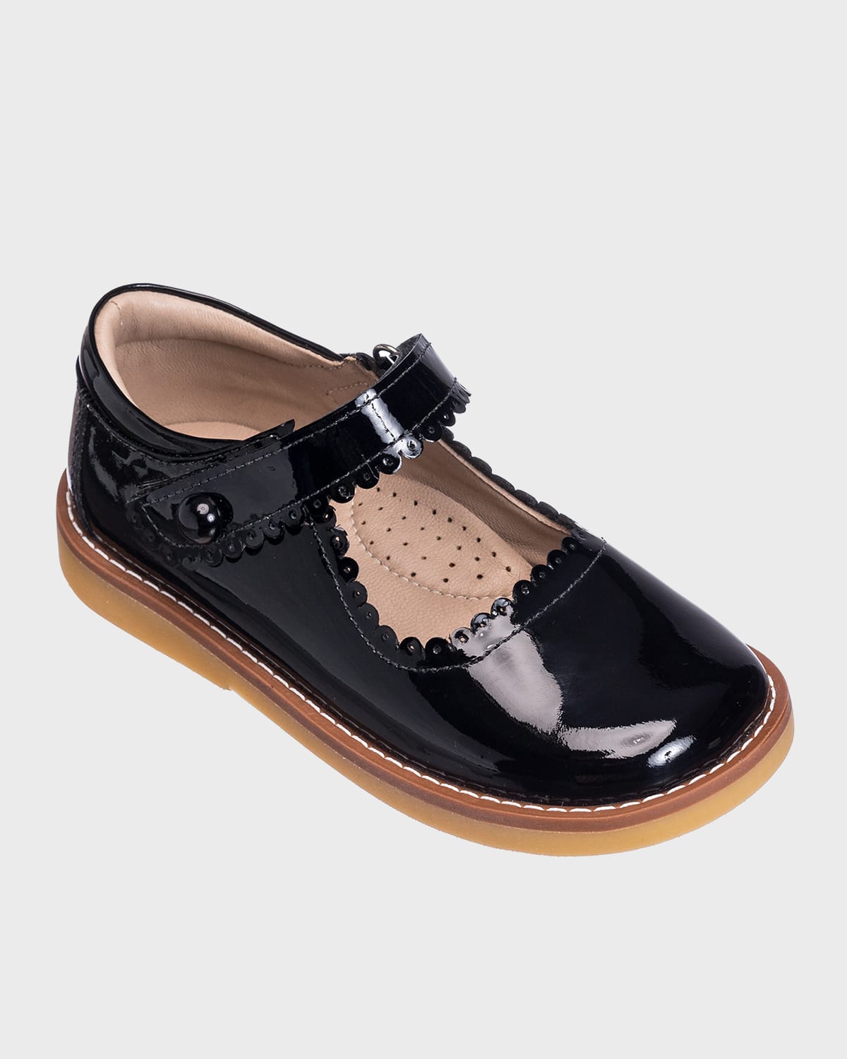 Elephantito Mary Jane In Patent Black