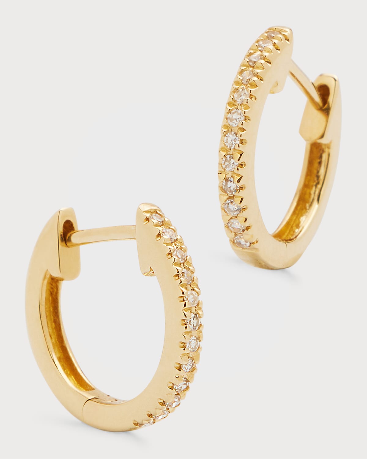 Zoe Lev Jewelry 14K Gold Small Thick Hoop Earrings