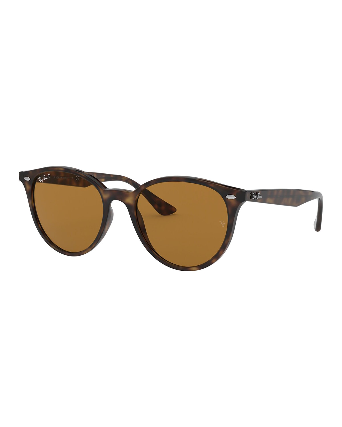 Ray Ban Rb4305 Sunglasses Tortoise Frame Brown Lenses Polarized 53-19 In Brown