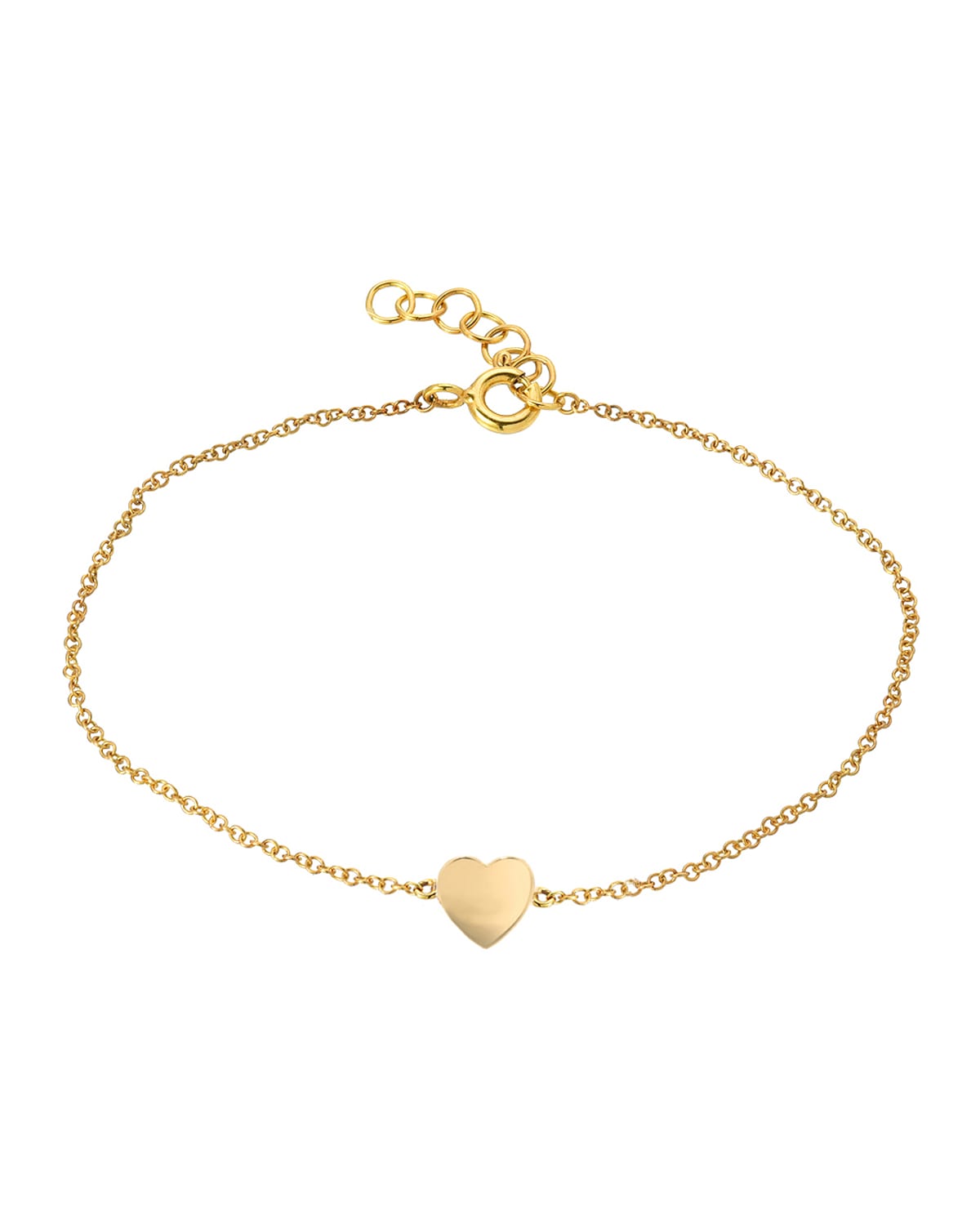 Zoe Lev Jewelry 14k Gold Heart Bracelet