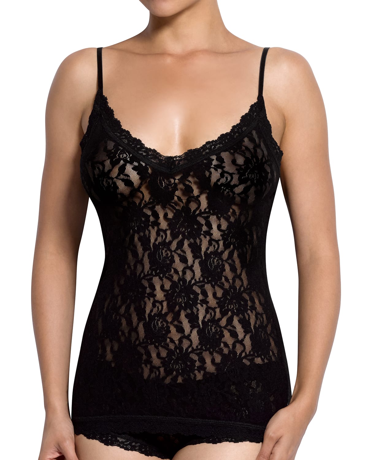 Shop Hanky Panky Signature Lace V-front Camisole In Black
