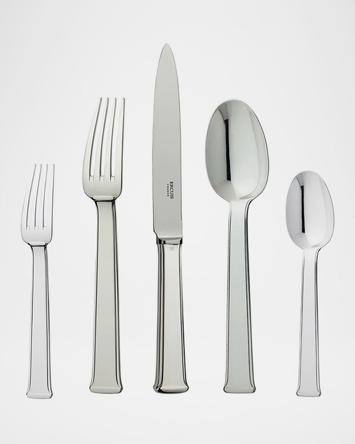Ercuis Sequoia Silver Plated 5-piece Flatware Place Setting